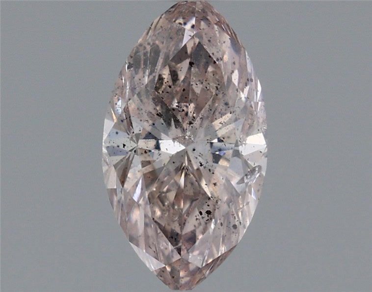 Marquise Fancy Brownish Pink Natural Diamond 0.48ct loose diamond