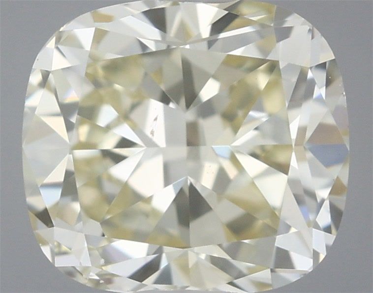 Cushion Fancy Light Yellow Natural Diamond 0.91ct VS2 loose diamond