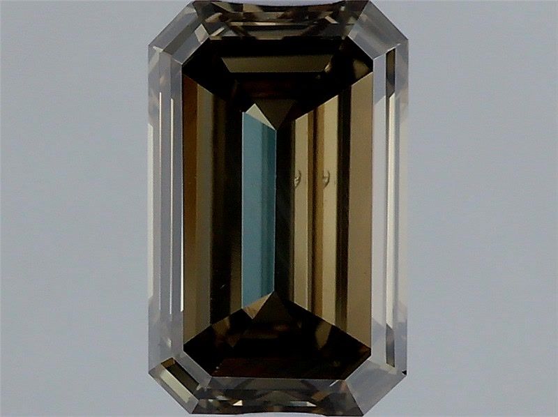 Emerald Brownish Gray Natural Diamond 0.88ct VS2 loose diamond