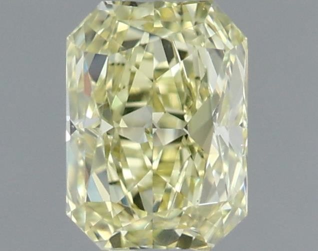 Radiant Fancy Light Yellow Natural Diamond 0.7ct VS2 loose diamond