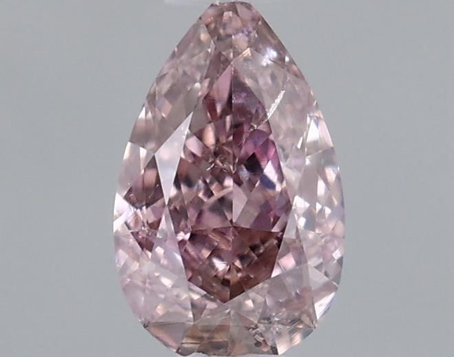 Pear Fancy Brown Pink Natural Diamond 0.31ct SI2 loose diamond