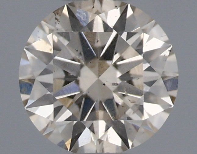 Round Very Light Brown Natural Diamond 0.3ct SI2 loose diamond