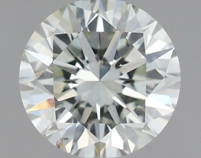 Round Very Light Green Natural Diamond 0.51ct VS2 loose diamond