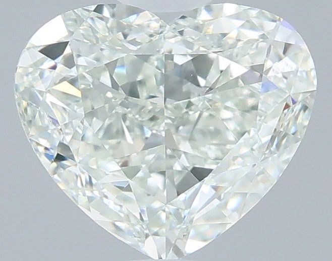 Heart Very Light Green Natural Diamond 1.3ct VS1 loose diamond