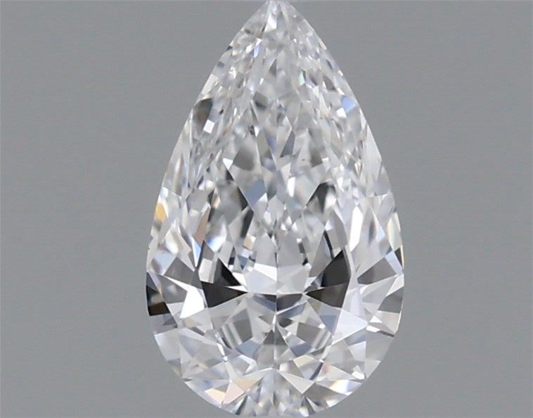Pear Natural Diamond 0.37ct D VS1