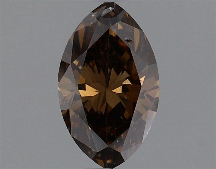 Marquise Fancy Dark Brown Natural Diamond 0.86ct loose diamond