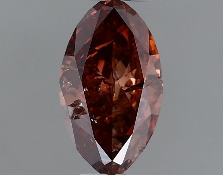 Marquise Fancy Deep Brown Pink Natural Diamond 0.17ct loose diamond