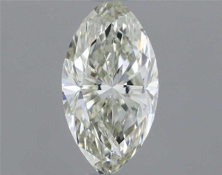 Marquise Light Greenish Yellow Natural Diamond 0.6ct loose diamond
