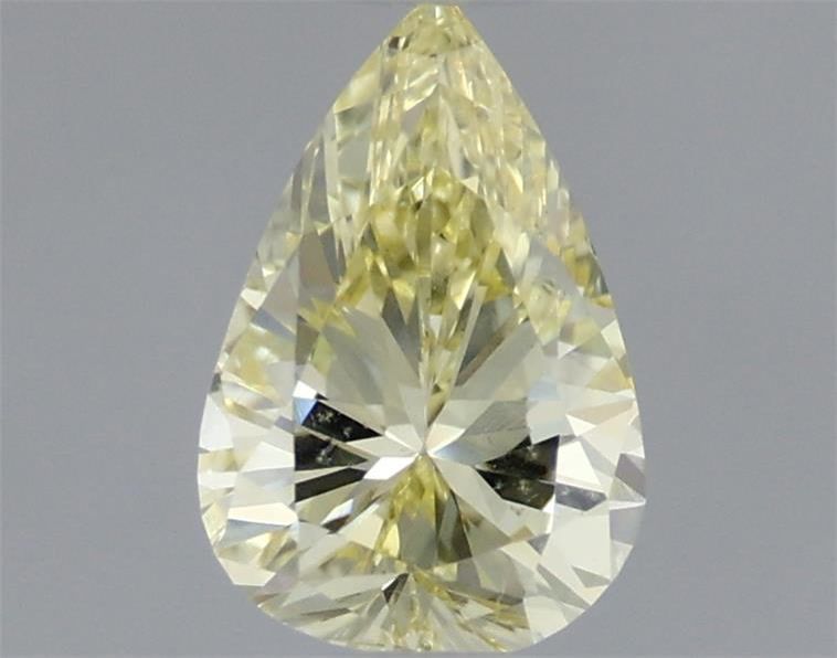 Pear Fancy Yellow Natural Diamond 0.36ct SI1 loose diamond