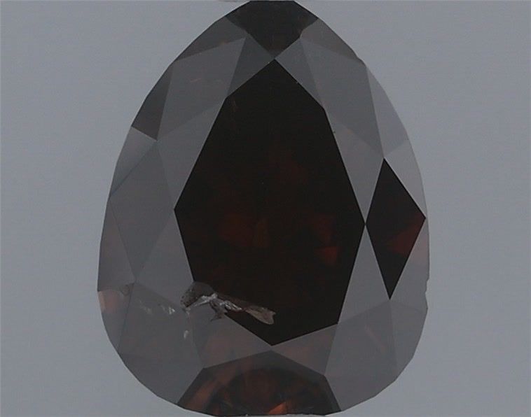 Pear Fancy Dark Brown Natural Diamond 1.02ct loose diamond