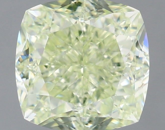 Cushion Fancy Light Green Natural Diamond 1.62ct SI1 loose diamond