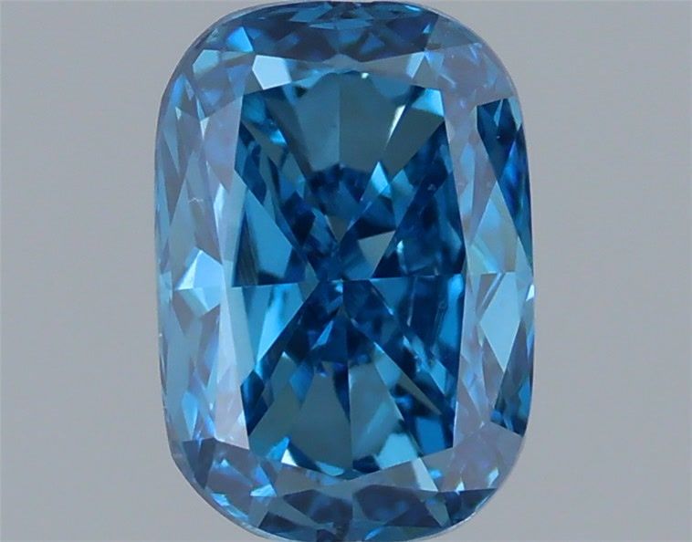 Cushion Fancy Vivid Blue Lab-grown Diamond 1.03ct VS1 loose diamond