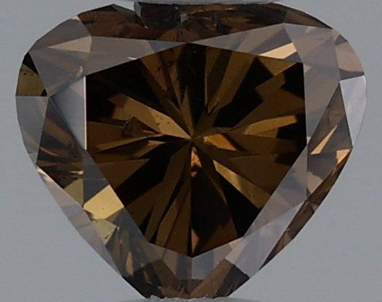 Heart Fancy Dark Brown Natural Diamond 0.29ct loose diamond