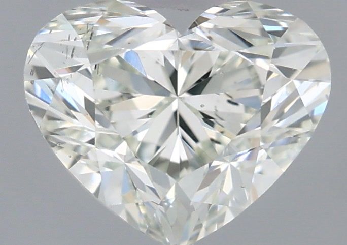 Heart Faint Yellow Green Natural Diamond 0.9ct SI2 loose diamond