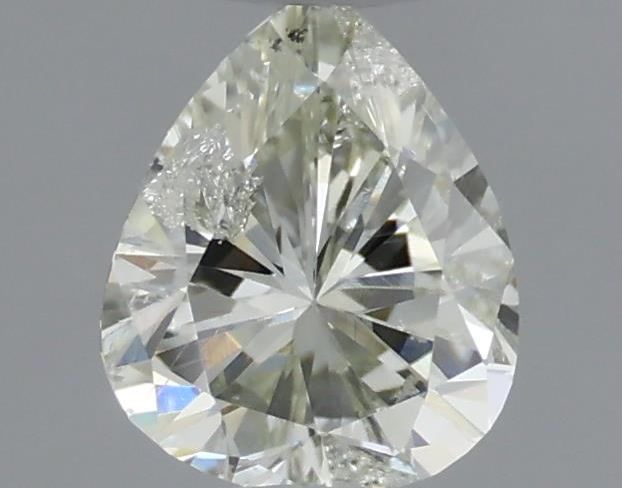 Pear Light Green Yellow Natural Diamond 0.3ct loose diamond