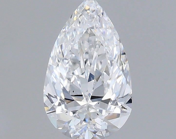 Pear Natural Diamond 0.40ct E VS2