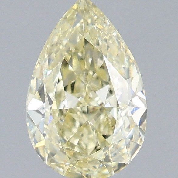 Pear Fancy Light Yellow Lab-grown Diamond 1.07ct VS1 loose diamond