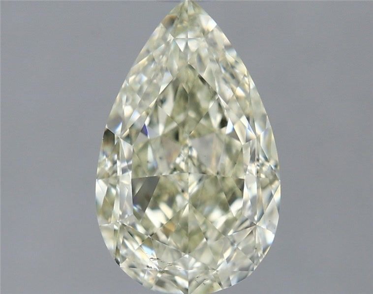Pear Fancy Green Natural Diamond 1.5ct VS2 loose diamond