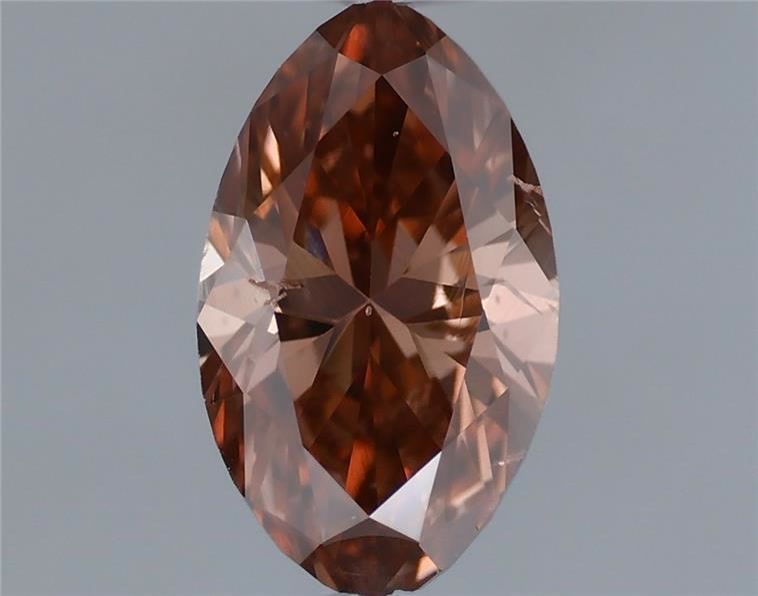 Marquise Fancy Deep Pink Brown Natural Diamond 0.51ct loose diamond