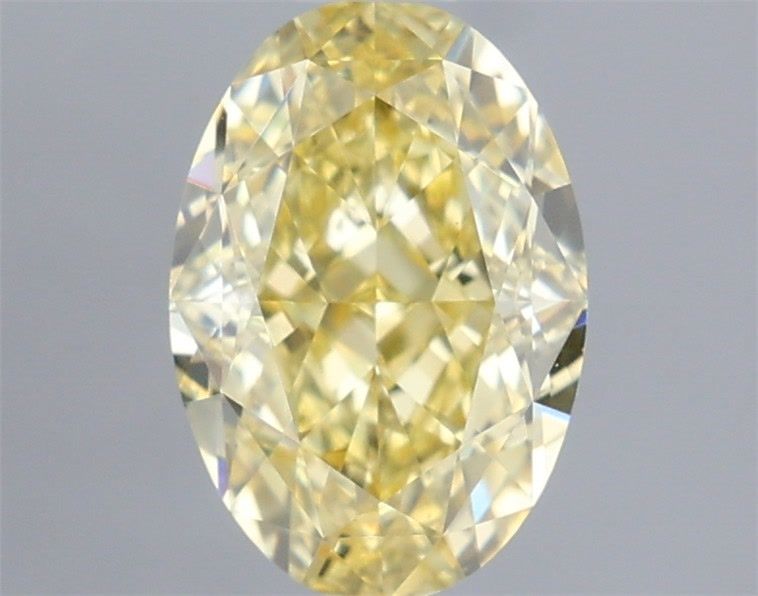 Oval Fancy Yellow Lab-grown Diamond 1.07ct VVS2 loose diamond