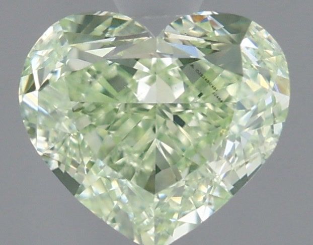Heart Fancy Yellowish Green Natural Diamond 1.01ct VS1 loose diamond