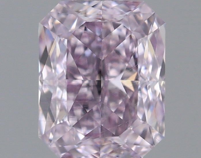 Radiant Fancy Pink Purple Natural Diamond 0.4ct VS1 loose diamond