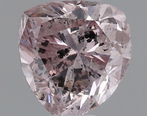 Heart Fancy Brown Purple Natural Diamond 0.4ct loose diamond