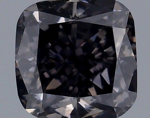 Cushion Fancy Dark Purplish Gray Natural Diamond 0.34ct VS1 loose diamond