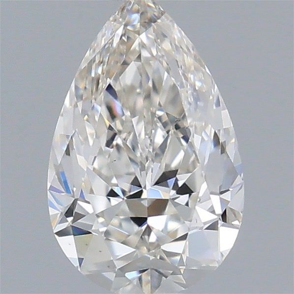 Pear Natural Diamond 0.51ct H VS2