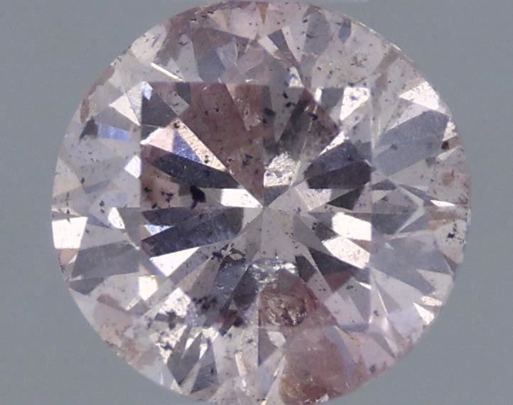 Round Fancy Brownish Purple Pink Natural Diamond 0.35ct loose diamond