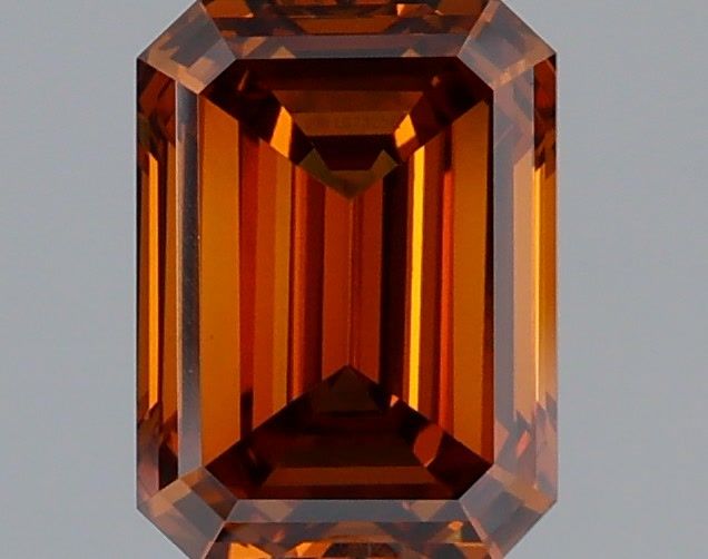 Emerald Fancy Vivid Orange Lab-grown Diamond 1.51ct VS1 loose diamond