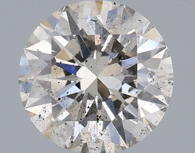 Round Faint Gray Natural Diamond 1.03ct I1 loose diamond