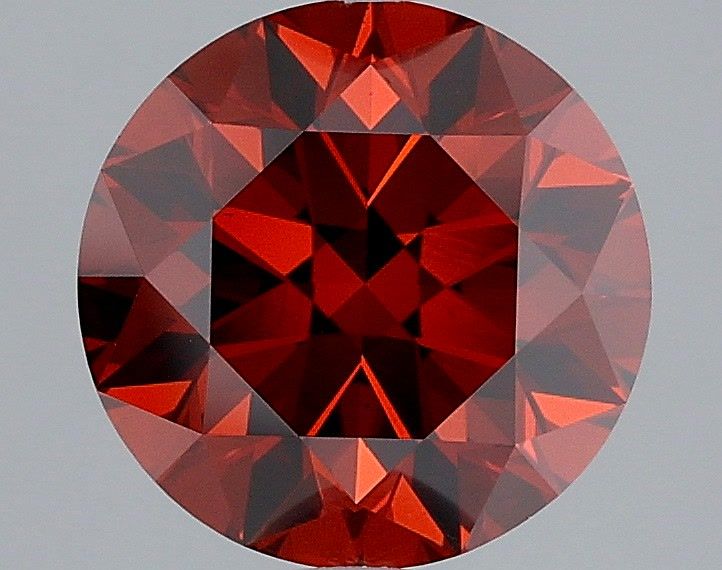 Round Fancy Deep Orange Lab-grown Diamond 1.97ct VS1 loose diamond