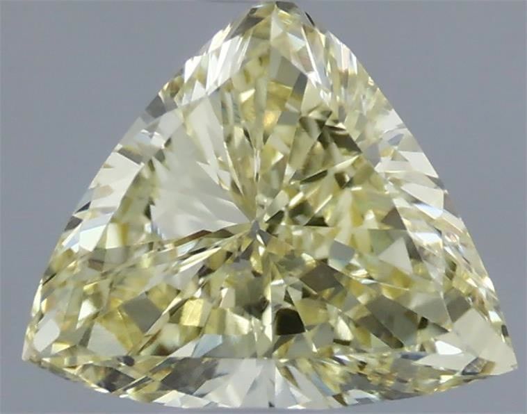 Triangular Fancy Yellow Natural Diamond 0.28ct VS1 loose diamond