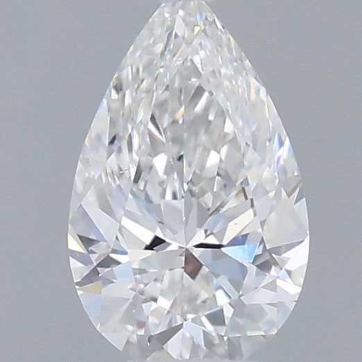 Pear Natural Diamond 0.42ct D VS1