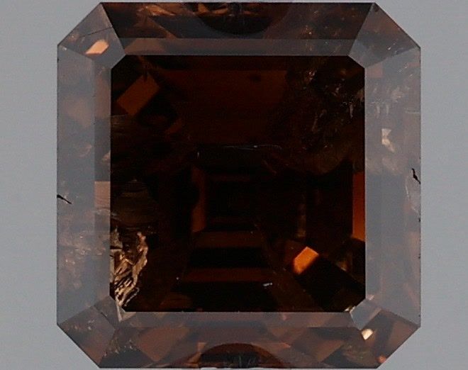 Emerald Fancy Dark Orangey Brown Natural Diamond 1.62ct loose diamond