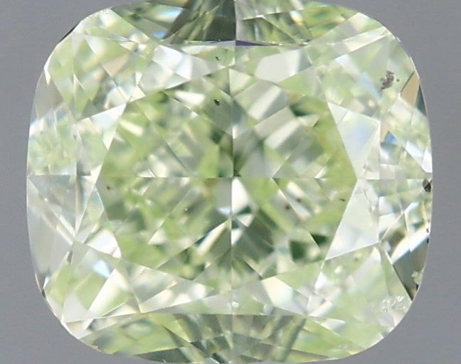 Cushion Fancy Green Natural Diamond 0.71ct SI2 loose diamond