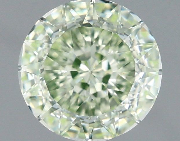 Round Yellow Green Natural Diamond 1.02ct VVS1 loose diamond