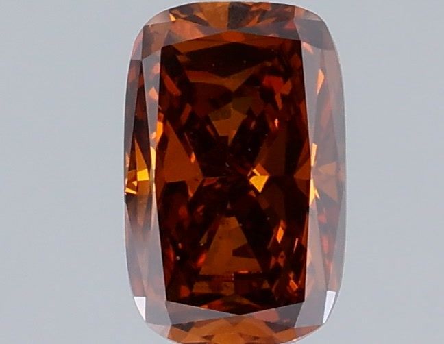 Cushion Fancy Deep Orange Lab-grown Diamond 1.02ct VS1 loose diamond