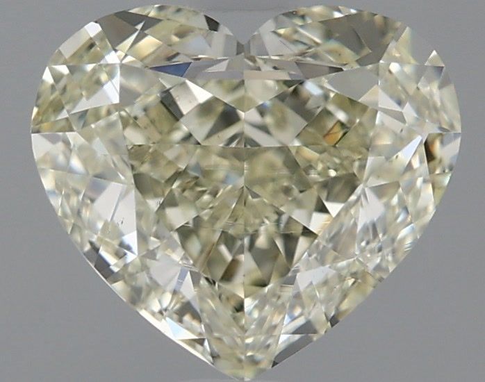 Heart Light Greenish Yellow Natural Diamond 2.02ct VS1 loose diamond
