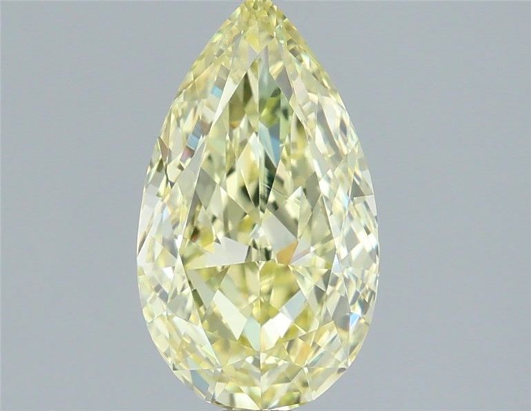 Pear Fancy Yellow Natural Diamond 1.25ct IF loose diamond
