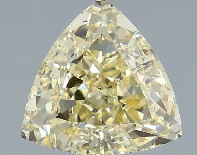 Triangular Fancy Yellow Lab-grown Diamond 2.03ct VVS2 loose diamond