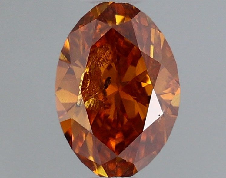 Marquise Fancy Deep Brownish Orange Natural Diamond 0.47ct loose diamond