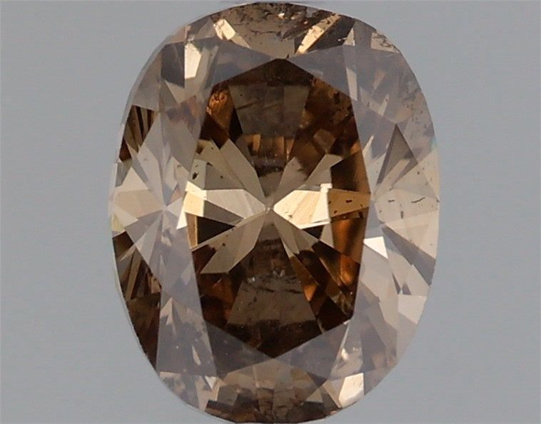 Cushion Fancy Dark Yellowish Brown Natural Diamond 0.97ct loose diamond