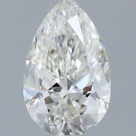 Pear Natural Diamond 0.31ct H VS2