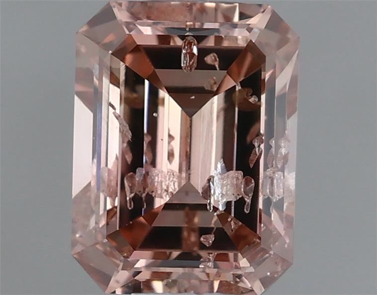 Emerald Fancy Brown Pink Natural Diamond 0.58ct loose diamond