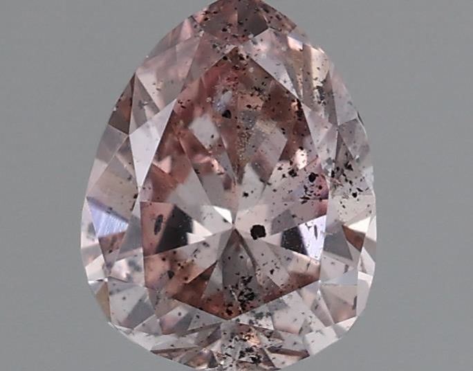 Pear Fancy Brown Pink Natural Diamond 0.29ct loose diamond