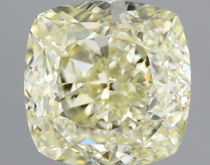 Cushion Fancy Light Yellow Natural Diamond 1.81ct VVS1 loose diamond