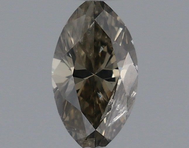 Marquise Fancy Dark Greenish Gray Natural Diamond 0.18ct loose diamond