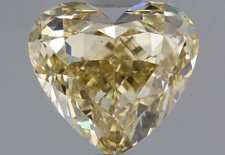 Heart Fancy Intense Yellow Lab-grown Diamond 1.35ct VS1 loose diamond